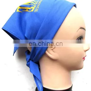 Custom Printed Triangular Bandana Pet Bandana Baby Bib Neckerchief 100% Cotton Headwear thumbnail-1
