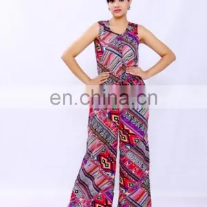 A Beautiful Blend of Modern Design Western Wear Multicolored Jumpsuit thumbnail-1