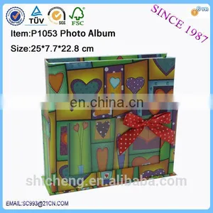 Fancy Colorful Wholesale Family Photo Album,wedding Photo Album With Photo Frame Box thumbnail-2