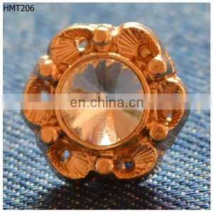Acrylic Rhinestone Diamond Button thumbnail-1