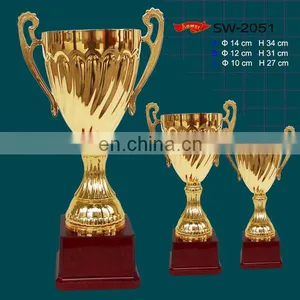 Newest Hot Design Wholesale Trophy Bases Gold Trophy Parts thumbnail-1