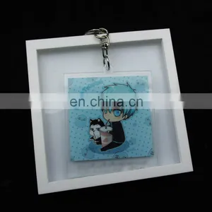 New Design Promotional Gift Square Keychain Acrylic thumbnail-5