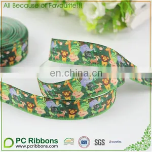 Zootopia Design Grosgrain Ribbon, Animal Pattern Tape thumbnail-1