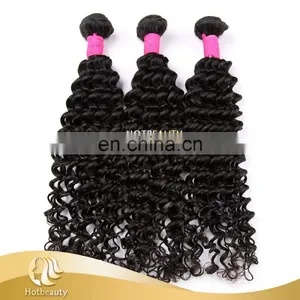 Super Quality 7A Grade Virgin Brazilian Deep Wave Human Hair Extension thumbnail-1