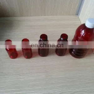 Plastic Dark Brown Color 100ml Pet Bottle for Liquid thumbnail-1