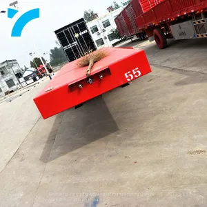 China Factory Twist Lock Gooseneck Low Platform Semi Trailer 40 Ton Low Bed Semi Trailer thumbnail-2