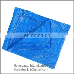 #1000 Blue Sheet PE Tarpaulin, Japan Quality, Korea Standard, Made In Vietnam thumbnail-1