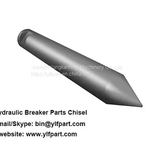 Mining Hydraulic Breaker Caterpillar Aftermarket Chisel Rod Bits H30DS,H115,H115C,H115s,H120S,H120CS,H130,H130C,H130s,H140 thumbnail-5