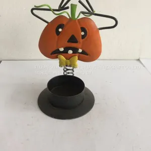Halloween Pumpkin With Candleholder thumbnail-1