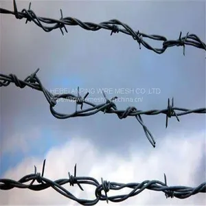 China Hebei Anping Manufacturer Barbed Wire Good Quality thumbnail-2