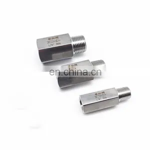 304 Stainless Steel Inner and Outer Wire Check Valve 1/4 Grinding in and Out Check Valve thumbnail-1