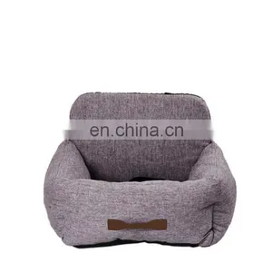 Pet Car Seat Travel Bed Dog Booster Car Seat With Clip-on Safety Leash,Car Seat Cover for Pets With Nonslip Bottom thumbnail-1