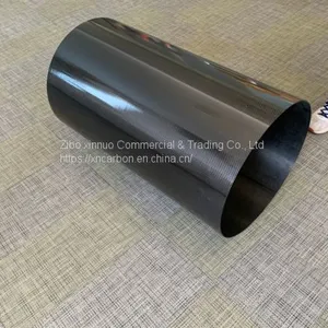 Φ500 mm Large Diameter Nature Surface Carbon Fiber Tube for House of Precision Instrument thumbnail-1