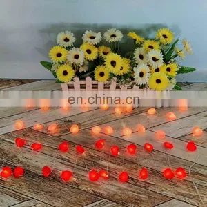 Battery Powered Heart Shaped Copper Wire String Light For Valentine Wedding Party Decoration thumbnail-6