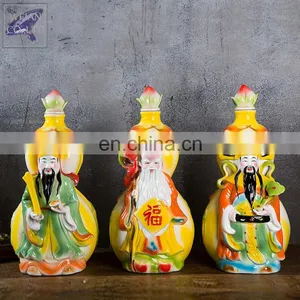 Weian 5000ml Fu Lu Shou Ceramic Wine Bottle thumbnail-1