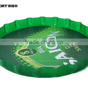 2015new Design Plastic Round Serving Melamine Tray thumbnail-3
