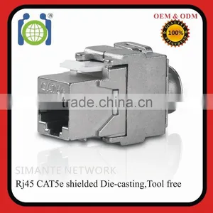 Shielded Computer Keystone Jack German Type thumbnail-3