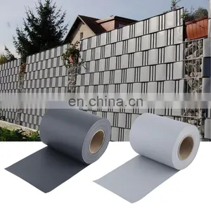 Germany Market Sichtschutzstreifen Zaun Pvc Garden Privacy Fence Strip Vinyl With Good Price thumbnail-1