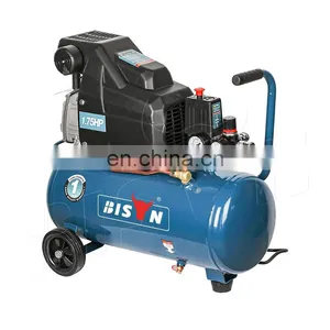 Bison China Portable Electric Piston Air Compressor 24L 2Hp thumbnail-1