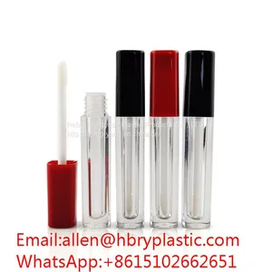 Cosmetic Packaging Empty Vendors Matte Lipgloss Containers White Pink Lipgloss Tubes Custom Logo thumbnail-1