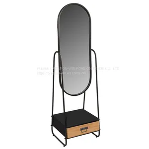 Hot Seller Free Standing Dressing Mirror With Drawer thumbnail-1