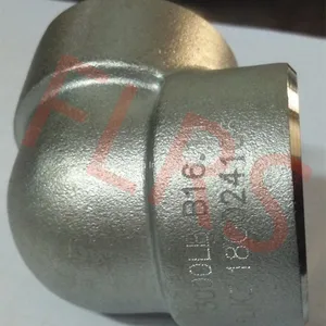 ASME B16.11 Forged Socket Welding Fittings Class 3000 90 Degree Elbow A182 F316L thumbnail-1