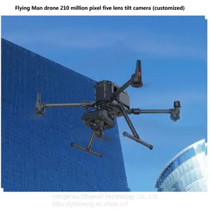 Flying Man Drone 210 Million Pixel Five Lens Tilt Camera (customized) thumbnail-2