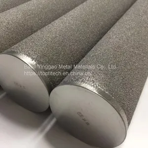 Sintered Porous Titanium Filter Cylindrical Bar thumbnail-3