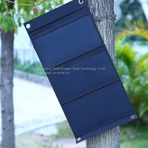 27 Watt Folding Portable Solar Charger Pack Bag for Mobile Phone Tablet Camera thumbnail-3