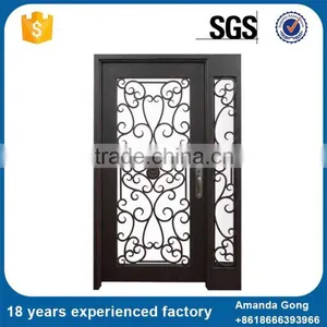 China New Product Wrought Iron Door Grill Design Designs thumbnail-5