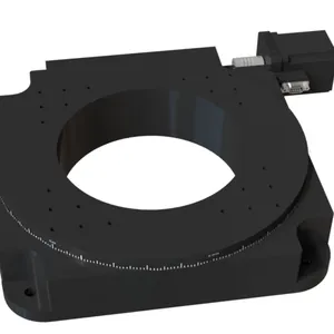 Chuanglai Optoelectronic Electric Rotary Table, Electric Dividing Disc, Precision Angle Adjustment Table, Displacement Table, Worm Gear Electric Rotary Table thumbnail-3