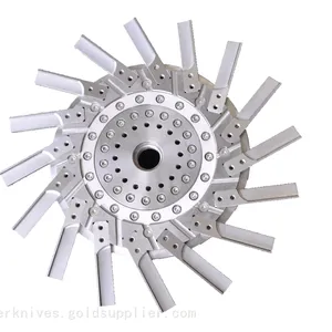 Metal-ceramic Composit Pelletizer Knife for PP PE Plastic Granule Extruding thumbnail-3