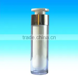 50ml Clear Acrylic Airless Cream Bottle, Lotion Container Plastic Bottle Face Cream Cosmetic thumbnail-1