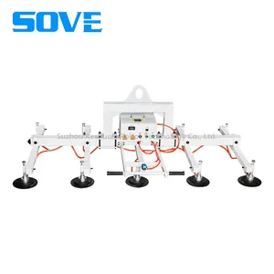 Vacuum Pneumatic Lifting Machine Stainless Steel Plate Suction Cup Hoisting Glass Manipulator Lifting Suction Cups thumbnail-4