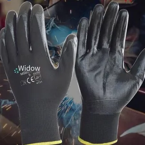 Enkerr Ms851005 Black Nitrile Coated Oil-resistant Protective Gloves thumbnail-2