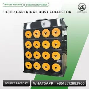 Pulse Jet Cartridge Dust Collector Industrial Filter Cartridge Dust Removal Machine thumbnail-1