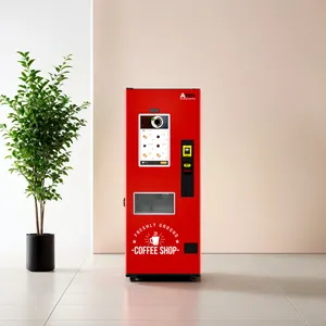 AFEN Commercial Coin Bill Card Operated Auto Cup Coffee Vending Automatic Coffee Machine Vending thumbnail-4