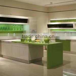 Green E1 Grade MDF Kitchen Cabinet 12X054 thumbnail-1