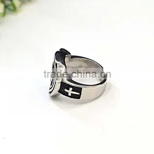 Ally Express Cheap Wholesale Ring Punk Jewelry Rings Silver Ring Blanks thumbnail-4