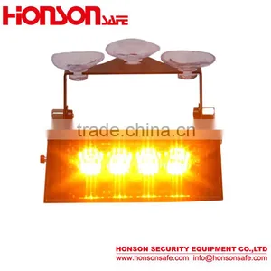 Amber LED Strobe Emergency Visor Traffic Dash Deck Lights for Vehicle HV-141 thumbnail-1