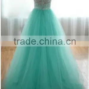 New Long Prom Formal Evening Ball Gown Party Bridesmaid Dress Lace Halter Evening Dress thumbnail-1