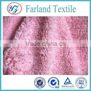 100%polyester Textile and Apprel Fabric Beautiful Velvet thumbnail-3