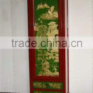 Chinese Style Furniture Wooden Cabinet With 2 Drawers thumbnail-1