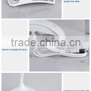 Rechargeable Flexible JK853C in Door LED Popular Clip Lamp Style Multi-color Computer Desk Lamp Led Touch Bedside thumbnail-4
