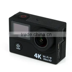 New 2016 Ultra HD 4K WIFI Sport Action Camera With Remote Control Dual Screen 2" LCD Waterproof 170 Helmet Camcorder DV DVR thumbnail-4