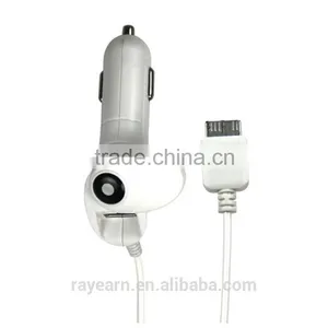 REYON Dual Rapid USB Corded Car Charger Cigarette Charger for Dual Car Charger With Micro USB - for Motorola Droid Razr Maxx, thumbnail-2