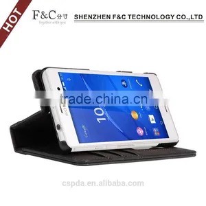 5.2 Inch Stand Folio Premium Wallet Case for Sony Xperia Z4 Compact Phone thumbnail-5
