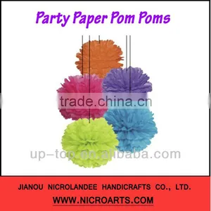 ***Best Sellers***Colorful Pom Pom Tissue Paper For Wedding & Party Decoration thumbnail-1