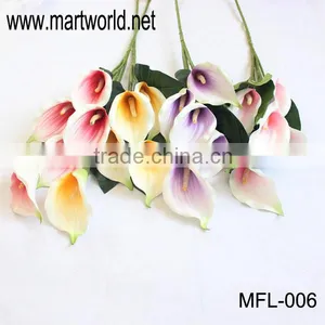Decorative Calla Lily Artificial Wedding Flower for Wedding & Party Decoration for Sale (MFL-006) thumbnail-1
