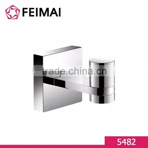 Brass Chrome Plated Square Metal Hook for Hanger Decorative Wall Hook thumbnail-1
